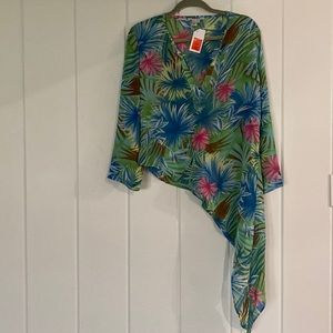 Tracy M Size Large Tropical Top